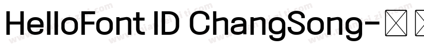HelloFont ID ChangSong字体转换